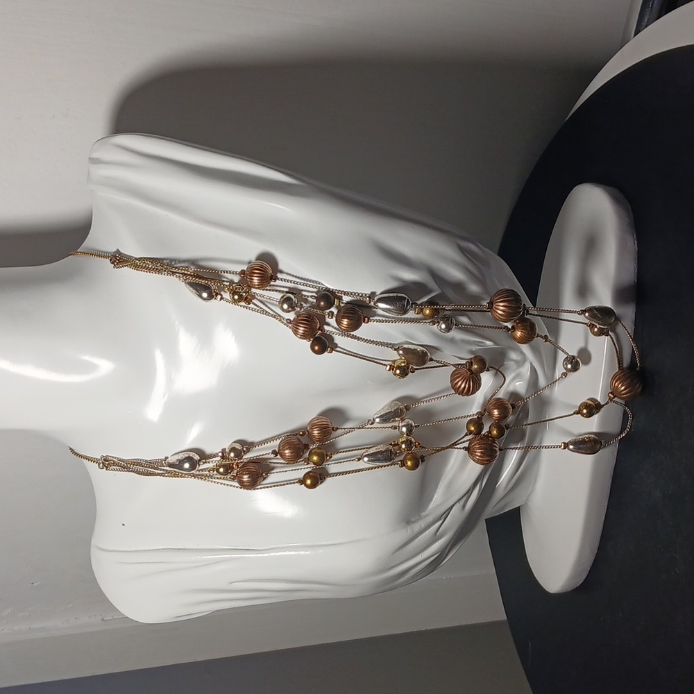 Carolina Herrera Vintage Beaded Multicolor Necklace